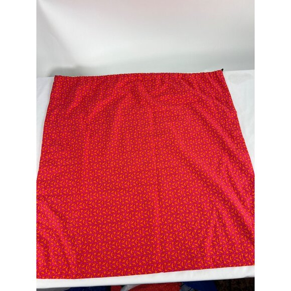 Tory Burch XL Drawstring Dust Bag With Geometric Print Logo Design 22" X 23" - Picture 5 of 5